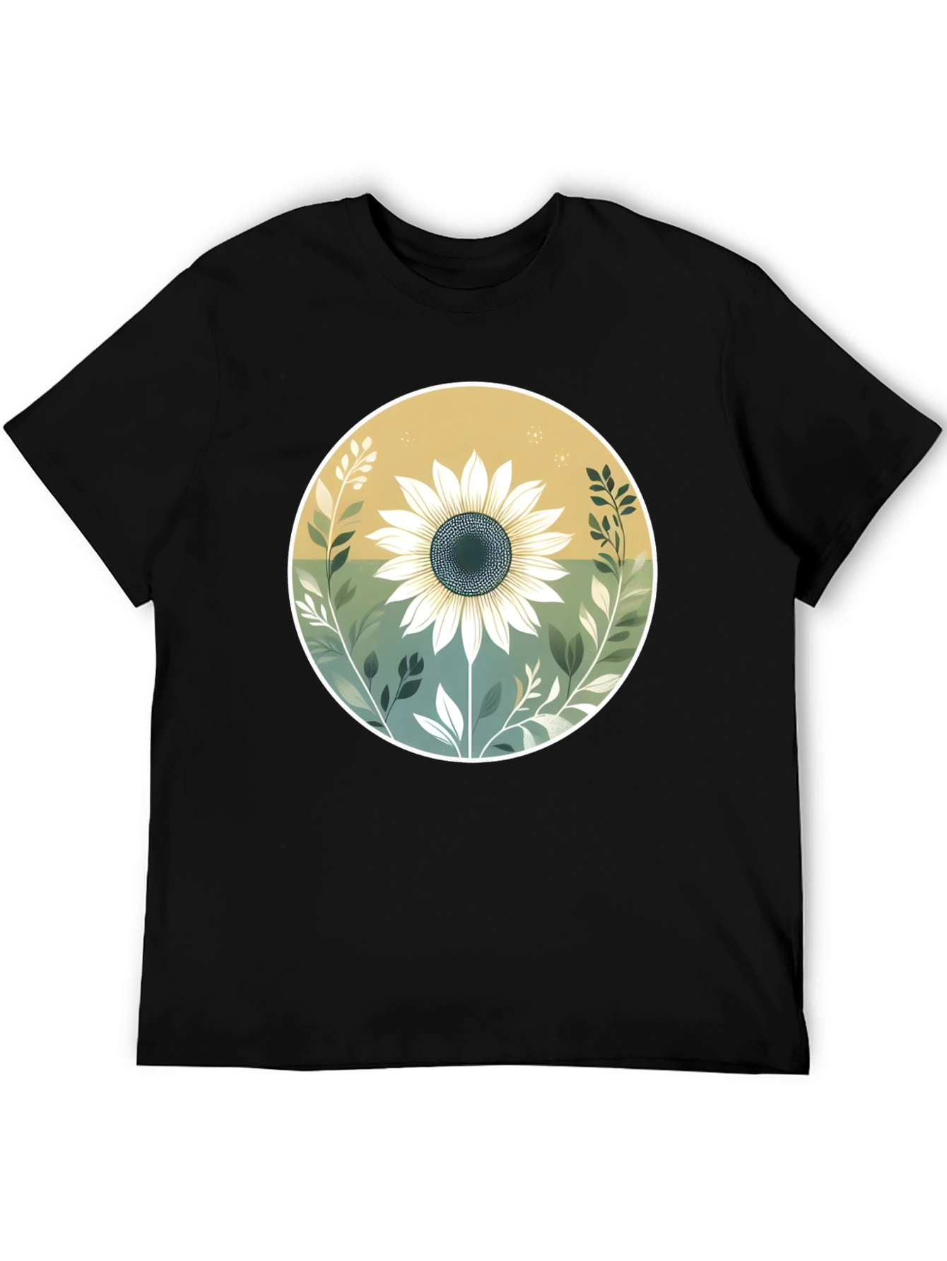 Sunflower Graphic T-Shirt - Nature Inspired Design