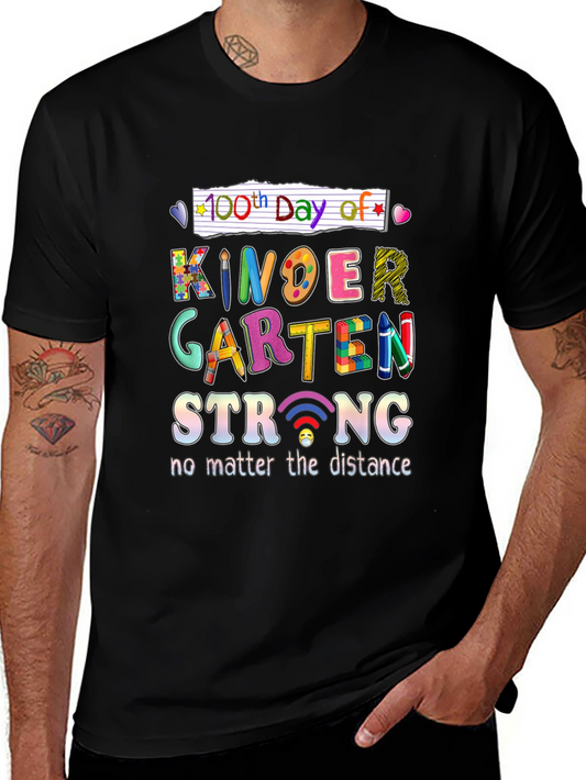 100th Day of Kindergarten Strong T-Shirt