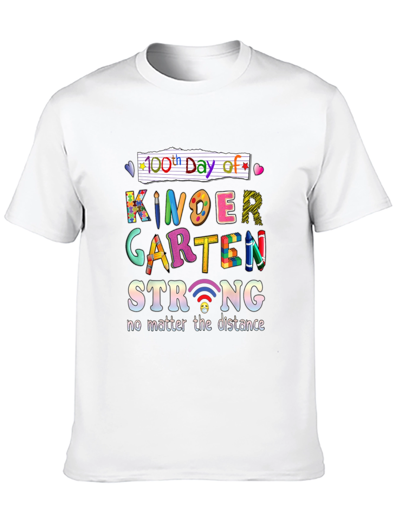 100th Day of Kindergarten Strong T-Shirt