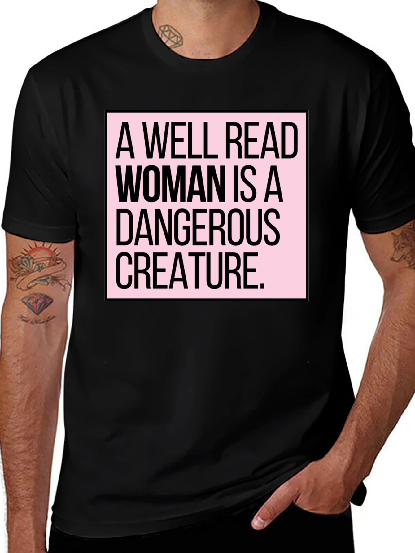 A Well Read Woman is a Dangerous Creature T-Shirt