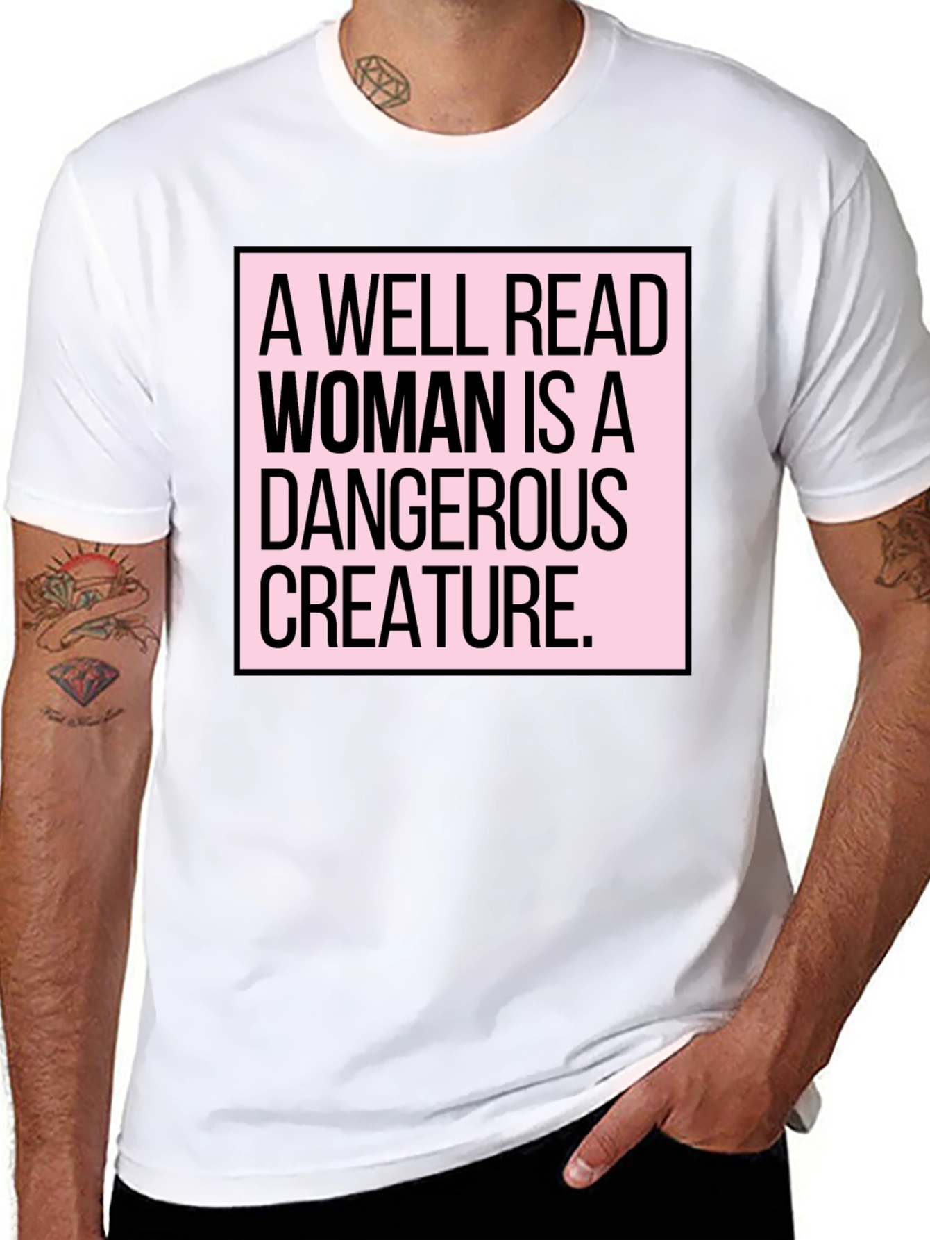 A Well Read Woman is a Dangerous Creature T-Shirt