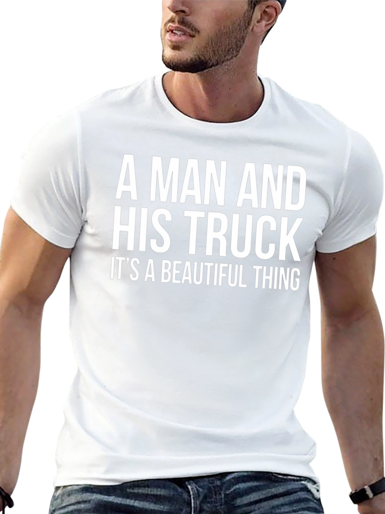 A Man and His Truck T-Shirt - Trucker Tee