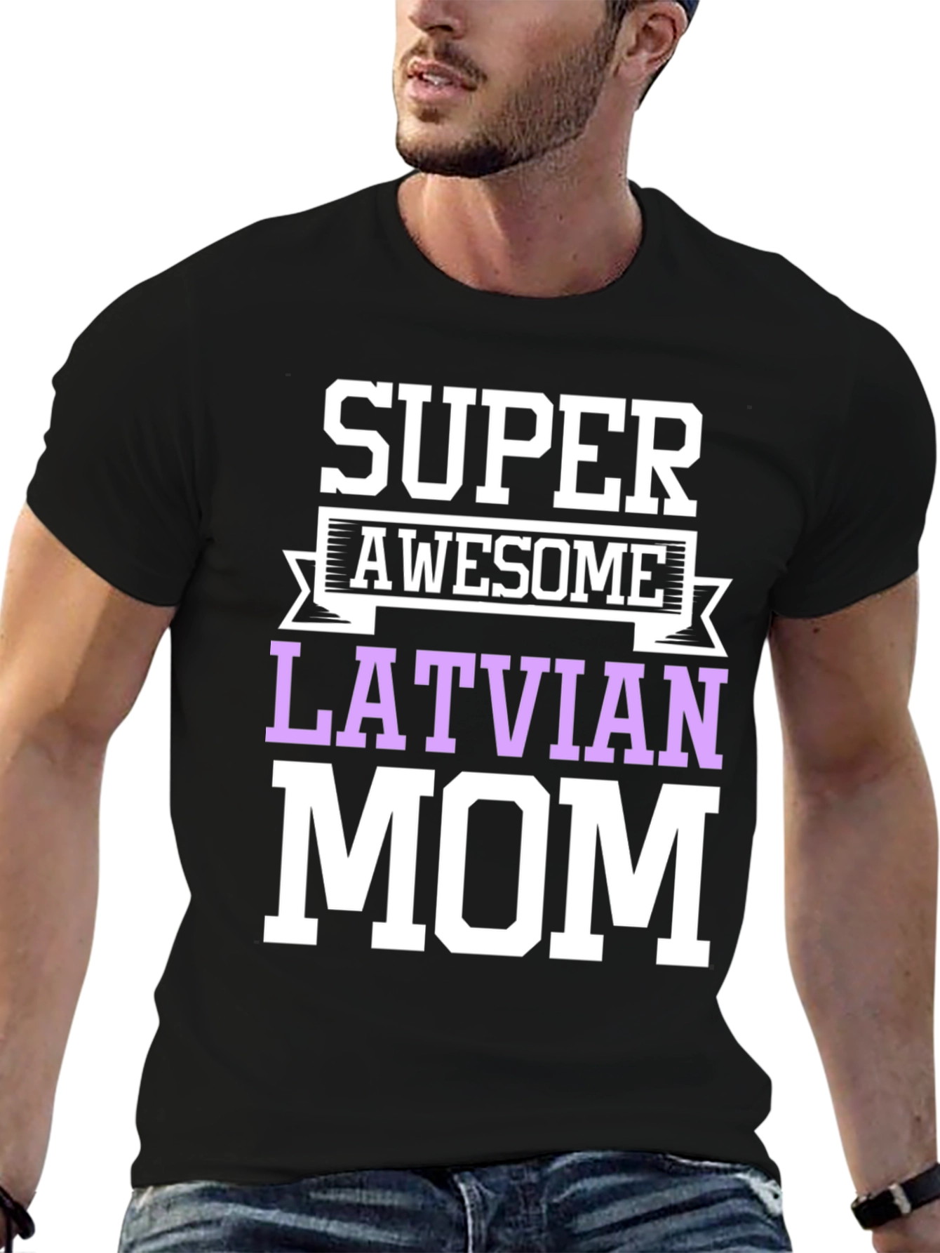 Super Awesome Latvian Mom T-Shirt