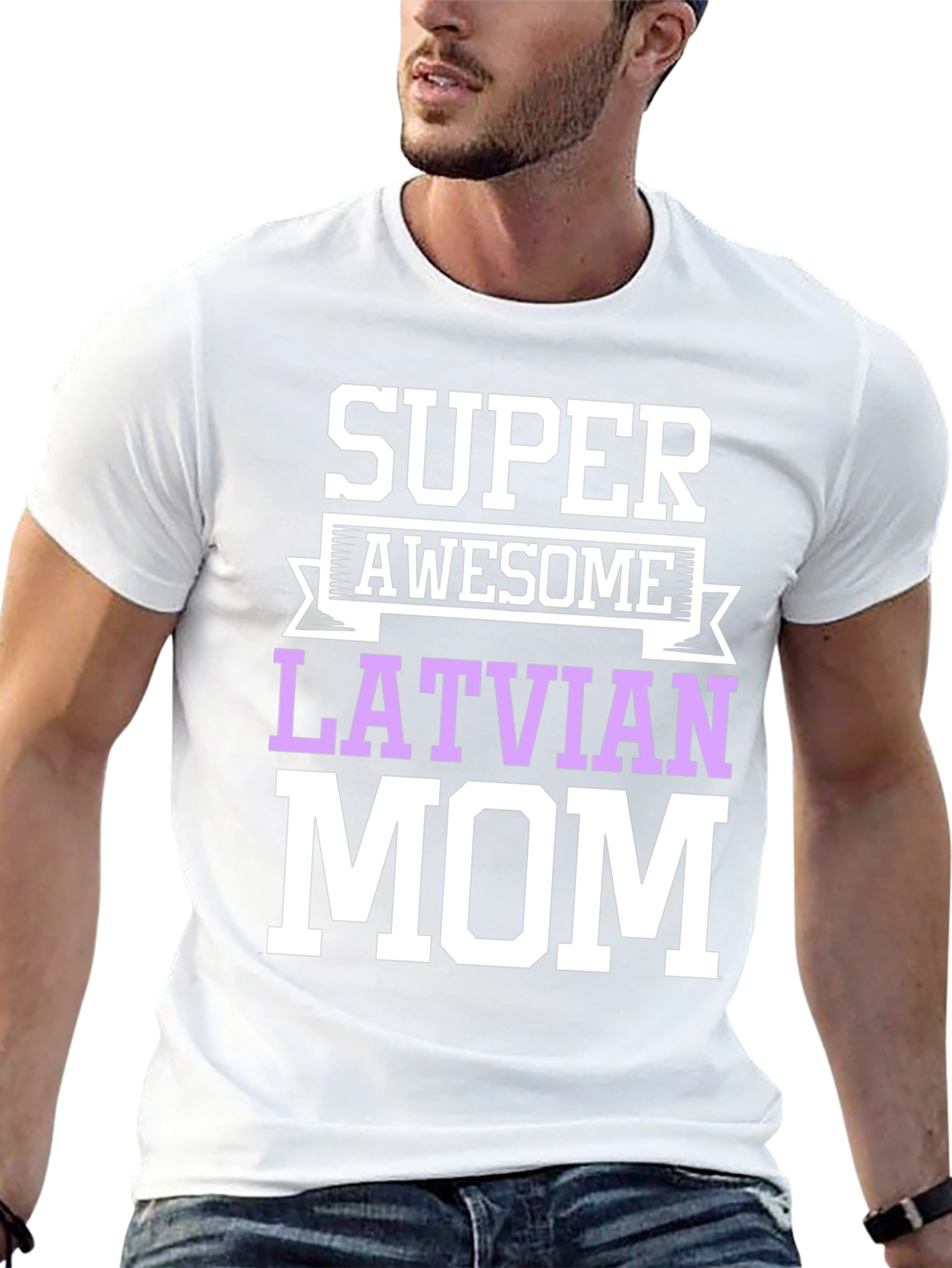 Super Awesome Latvian Mom T-Shirt