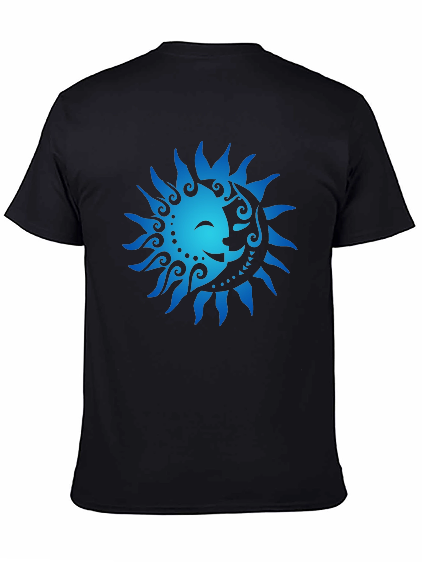Sun & Moon Graphic Tee - Celestial Harmony Design