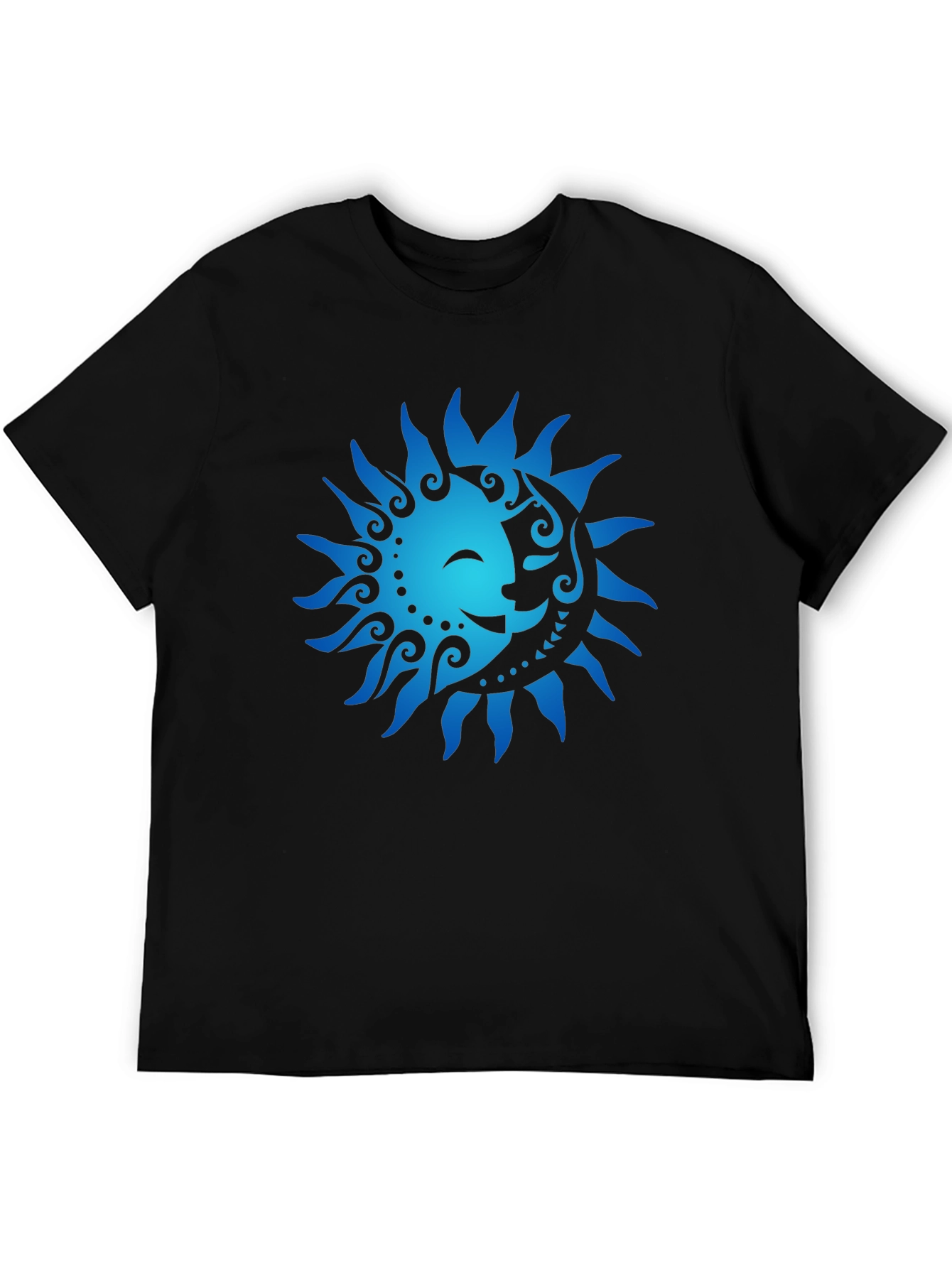 Sun & Moon Graphic Tee - Celestial Harmony Design