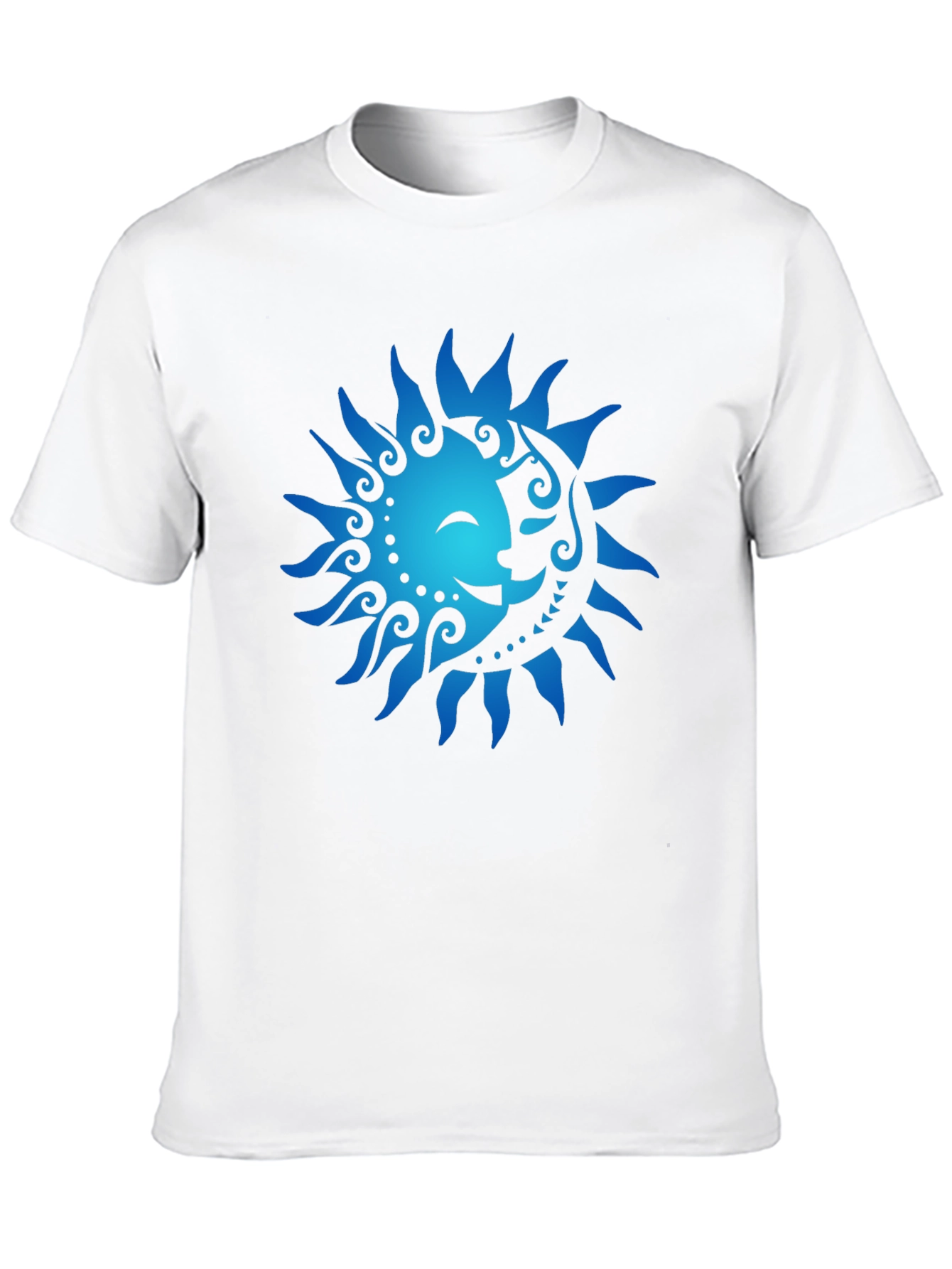 Sun & Moon Graphic Tee - Celestial Harmony Design