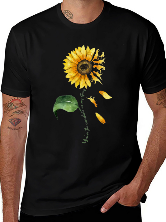 Sunflower Dinosaur T-Shirt - Youre My Sunshine