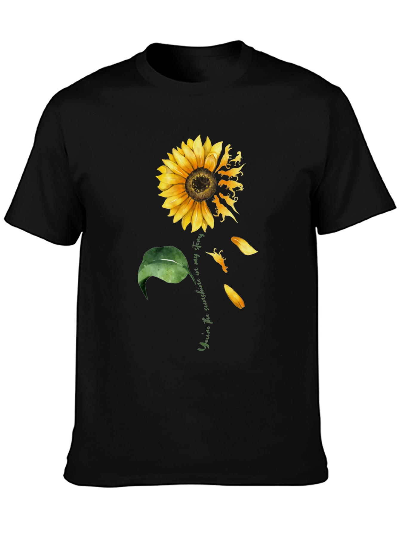 Sunflower Dinosaur T-Shirt - Youre My Sunshine