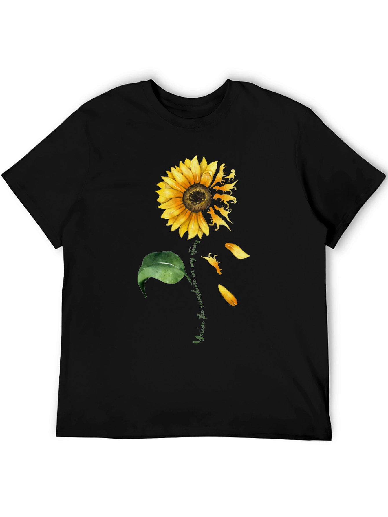 Sunflower Dinosaur T-Shirt - Youre My Sunshine