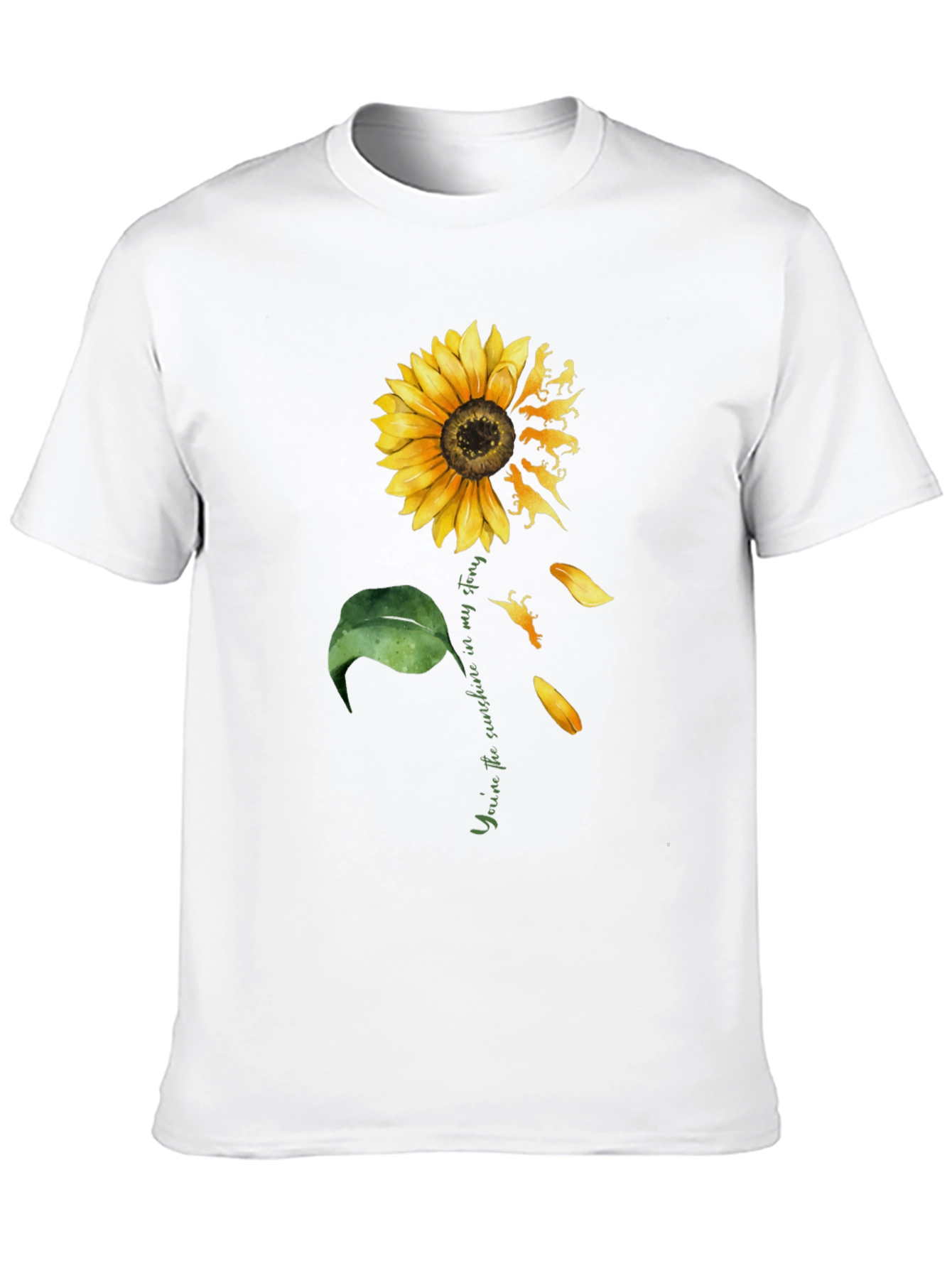 Sunflower Dinosaur T-Shirt - Youre My Sunshine