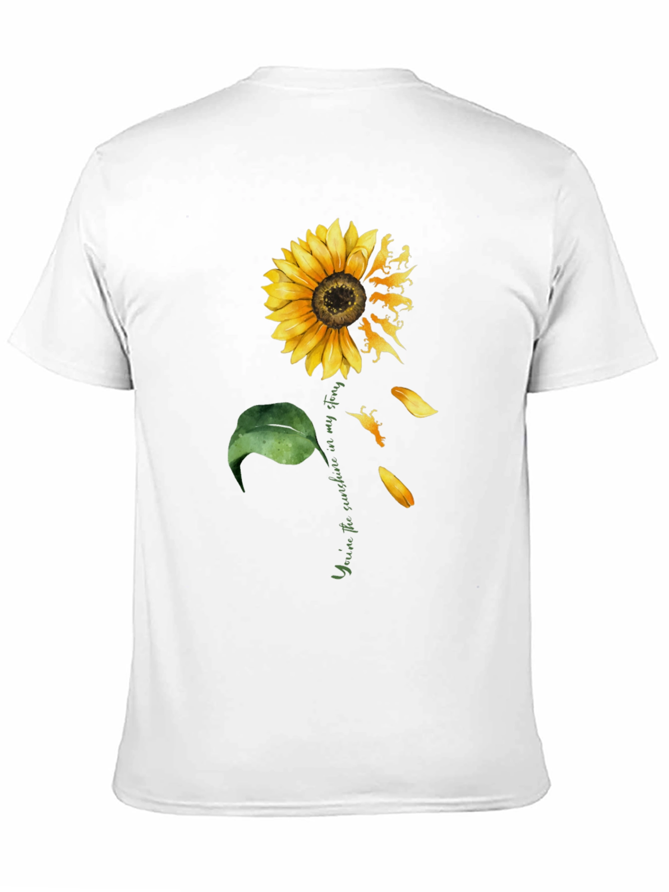 Sunflower Dinosaur T-Shirt - Youre My Sunshine