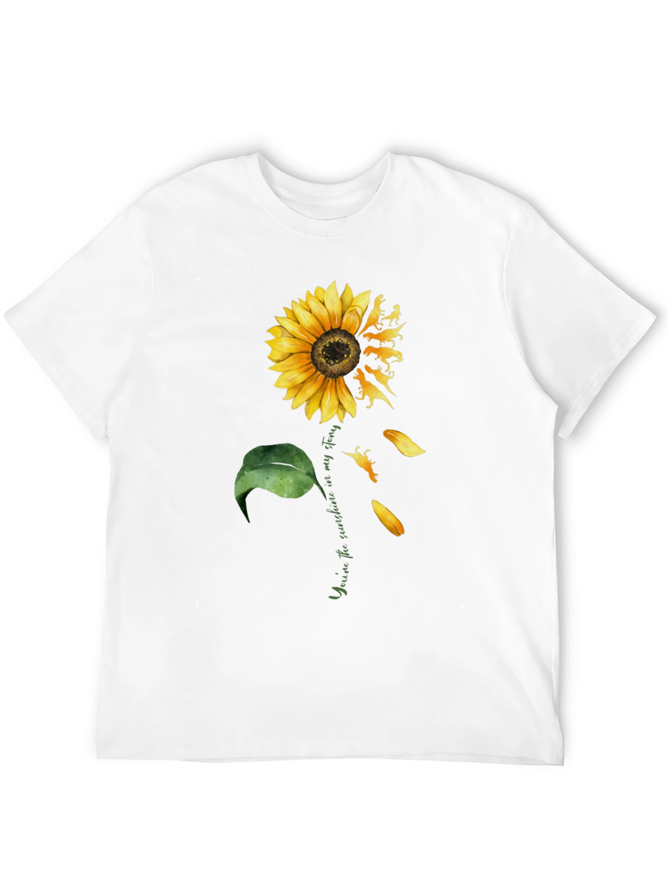 Sunflower Dinosaur T-Shirt - Youre My Sunshine