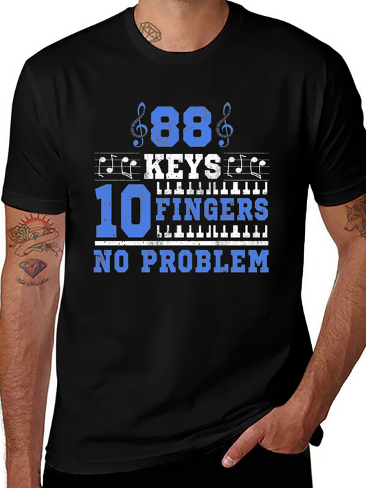 88 Keys 10 Fingers Music Lover T-Shirt