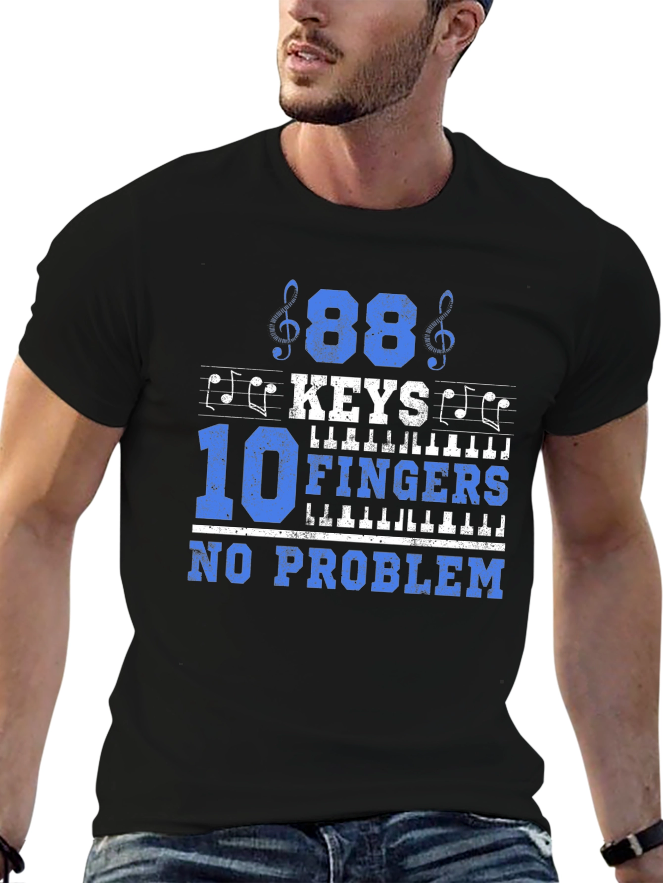 88 Keys 10 Fingers Music Lover T-Shirt