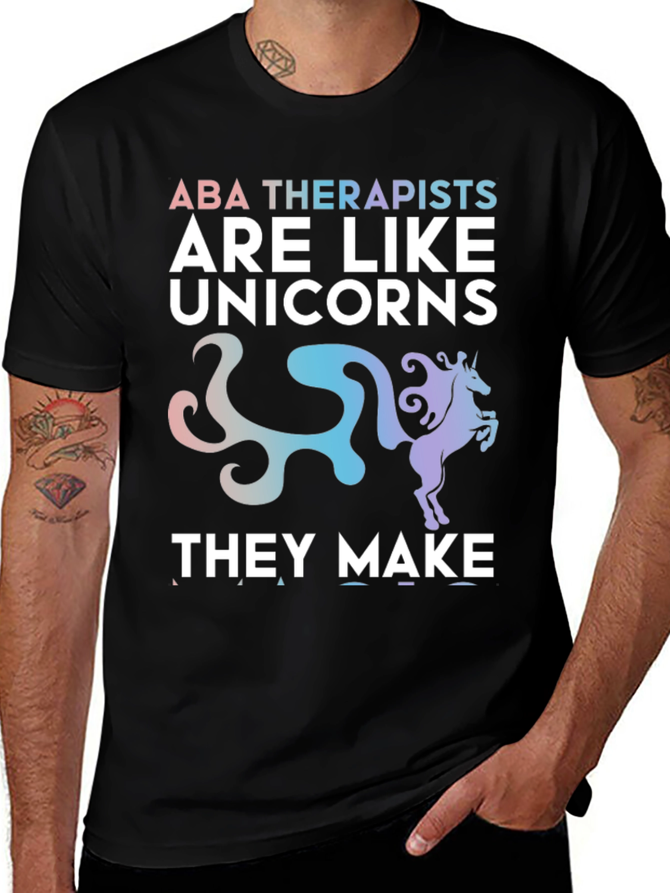 ABA Therapist Unicorn T-Shirt