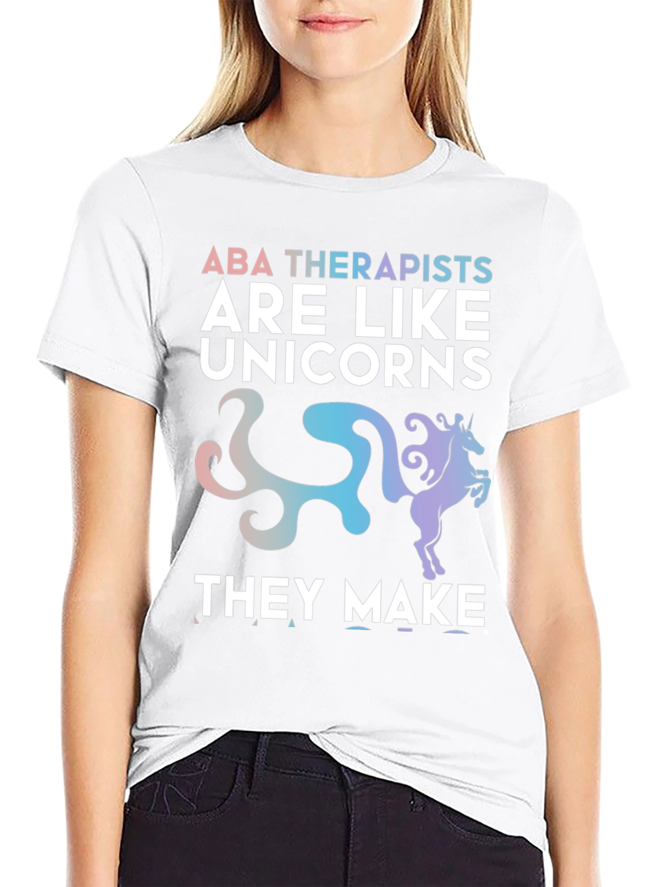 ABA Therapist Unicorn T-Shirt
