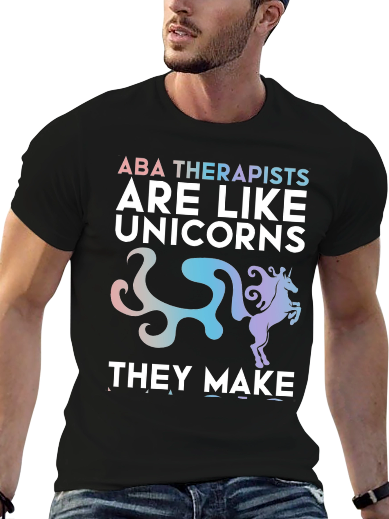 ABA Therapist Unicorn T-Shirt