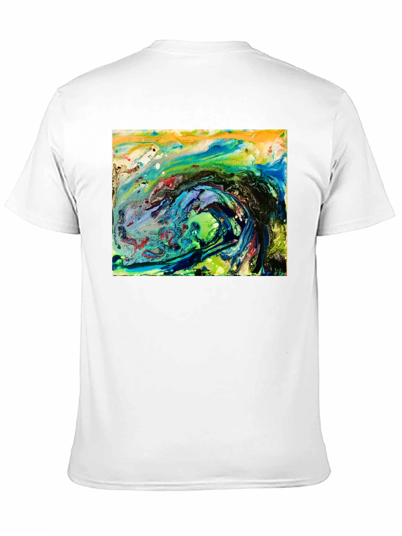 Abstract Art Black T-Shirt - Artistic Expression