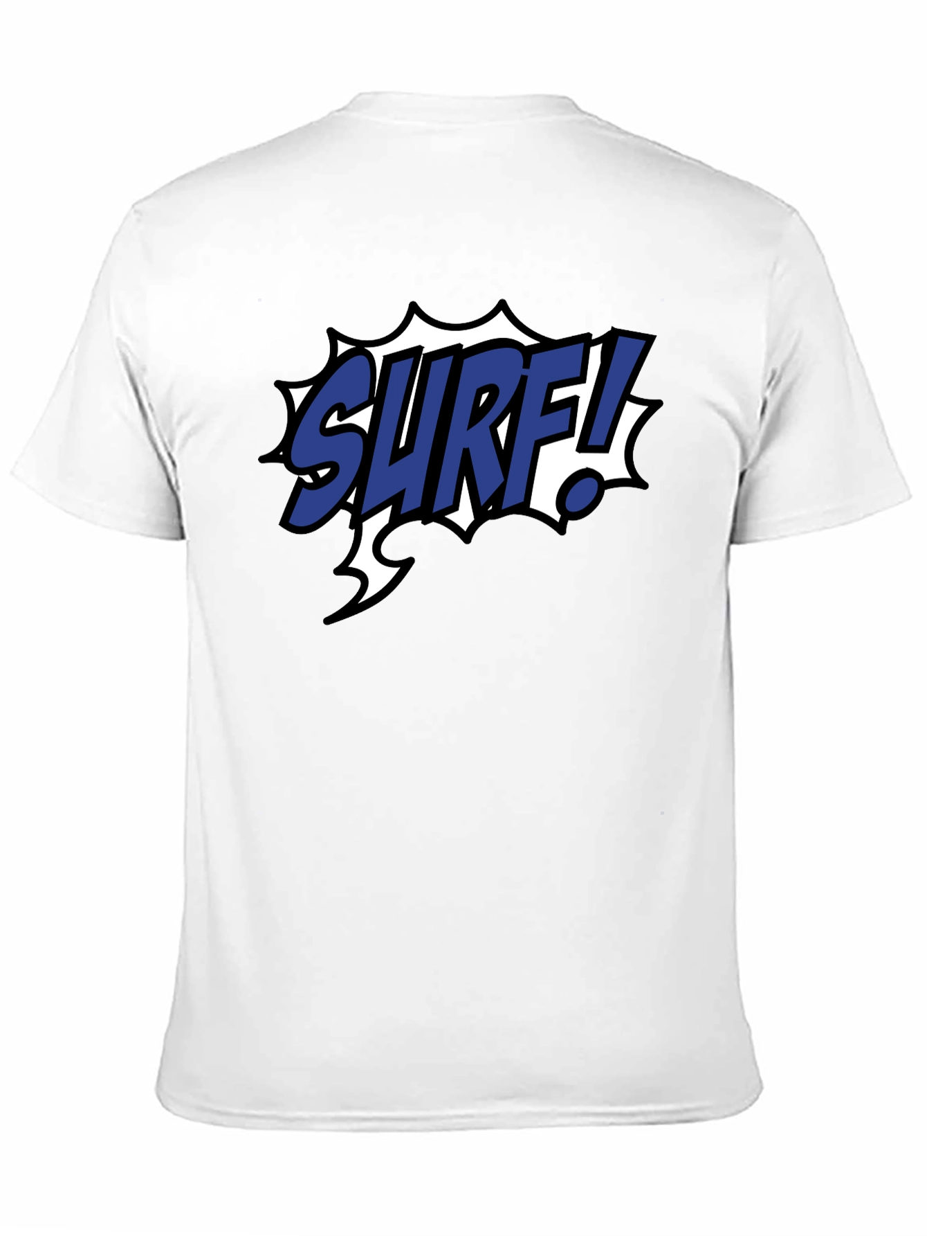 Surf Graphic Tee - Black Cotton Blend
