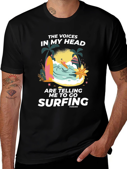 Surfing Graphic Print Tee