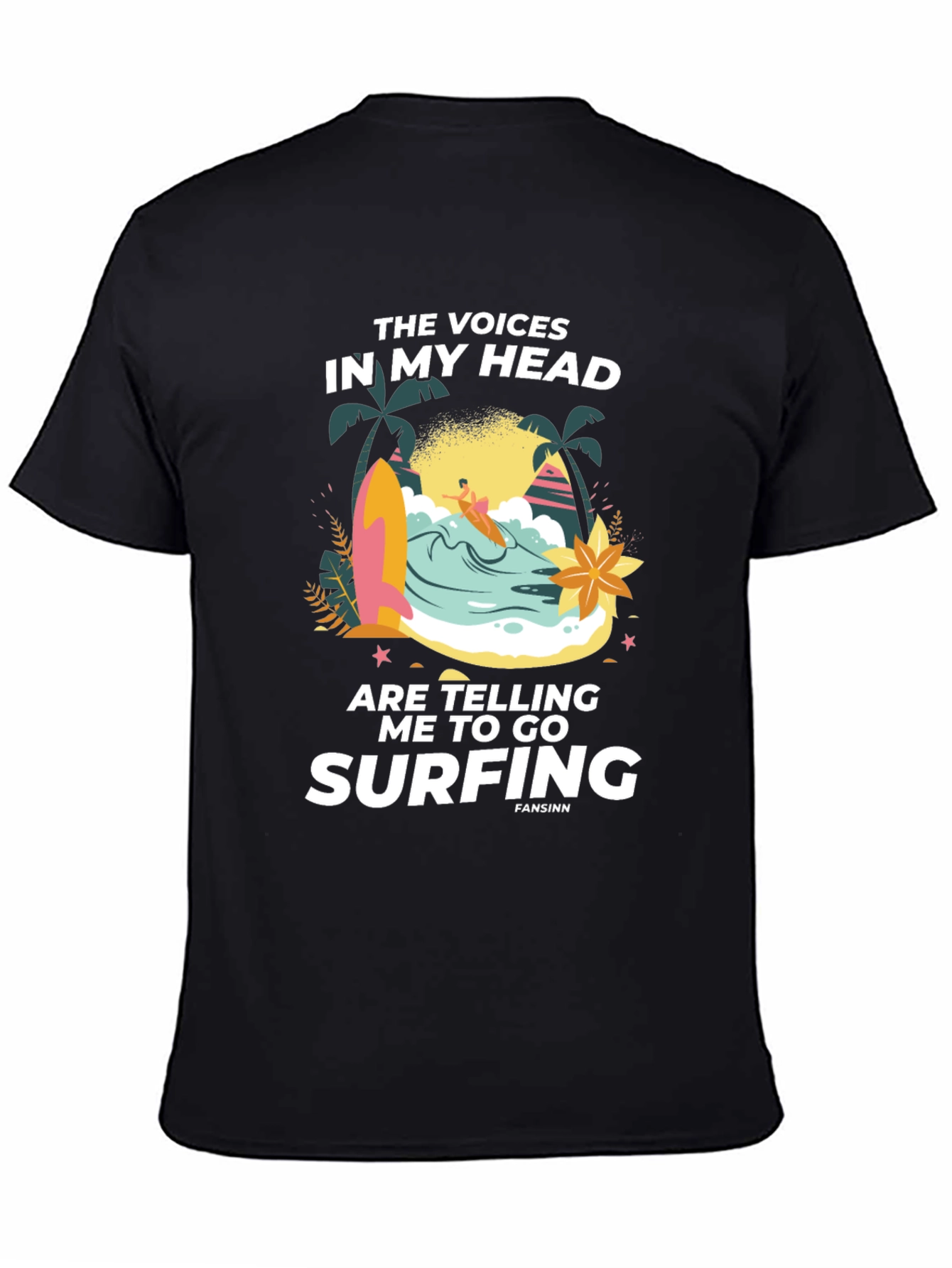 Surfing Graphic Print Tee