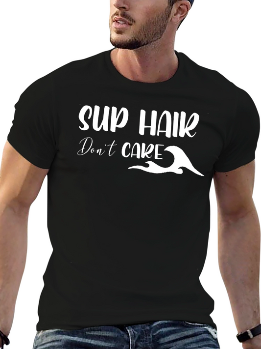 SUP Hair Dont Care Black T-Shirt