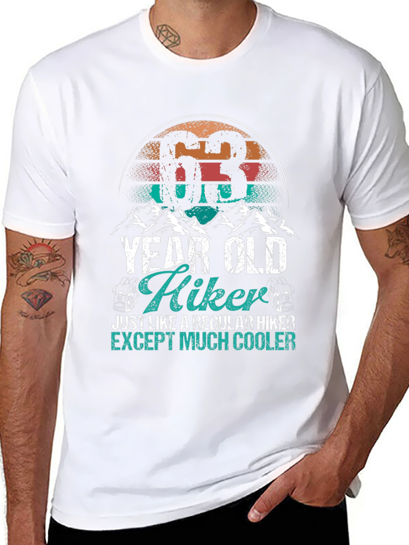 63 Year Old Hiker T-Shirt