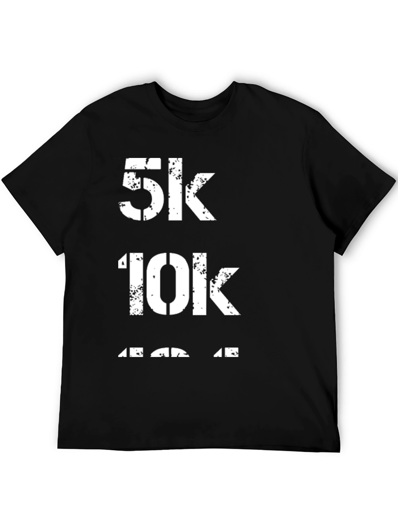 5K 10K 13.1K Black Running T-Shirt