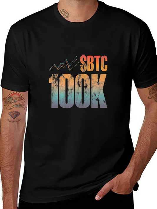 $BTC 100K Crypto T-Shirt - Bitcoin HODL