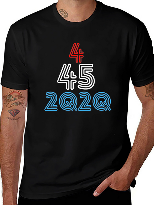 45 2Q2Q Graphic Tee - Bold Statement T-Shirt