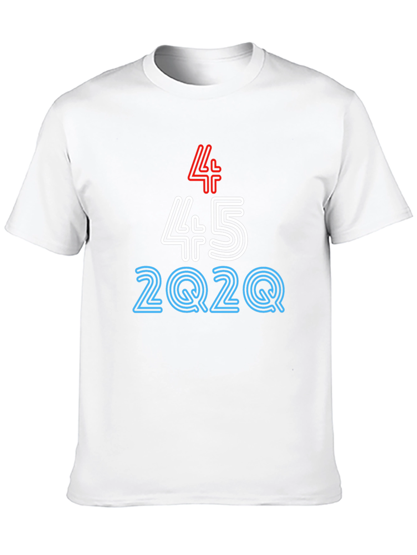 45 2Q2Q Graphic Tee - Bold Statement T-Shirt