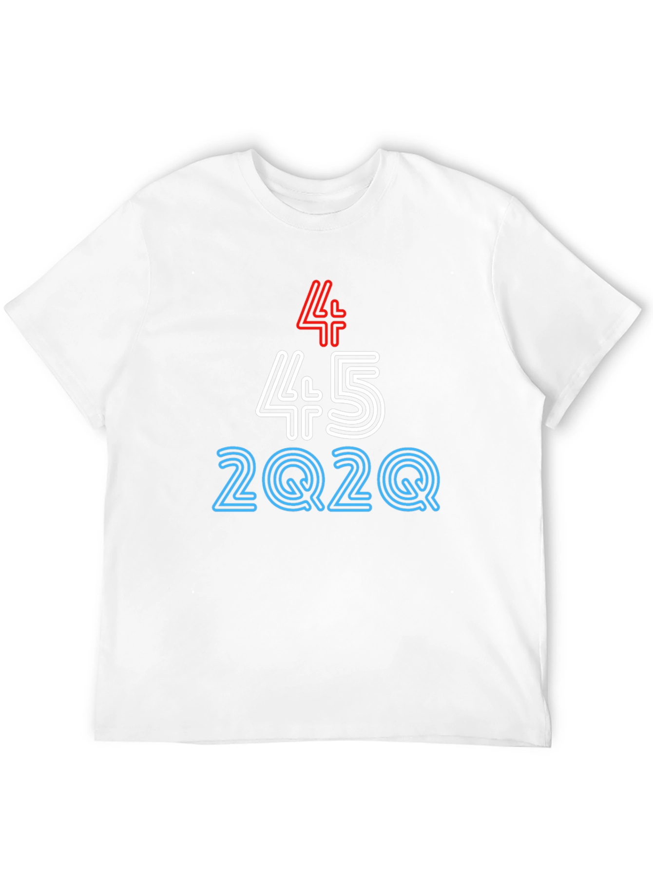 45 2Q2Q Graphic Tee - Bold Statement T-Shirt