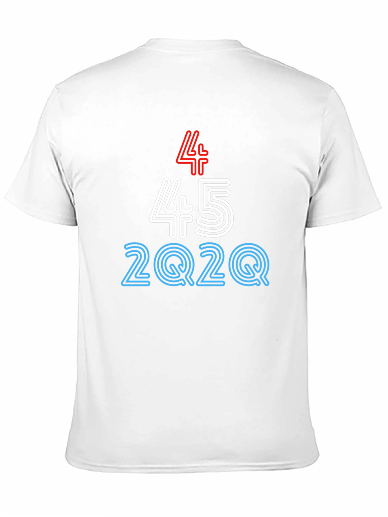 45 2Q2Q Graphic Tee - Bold Statement T-Shirt