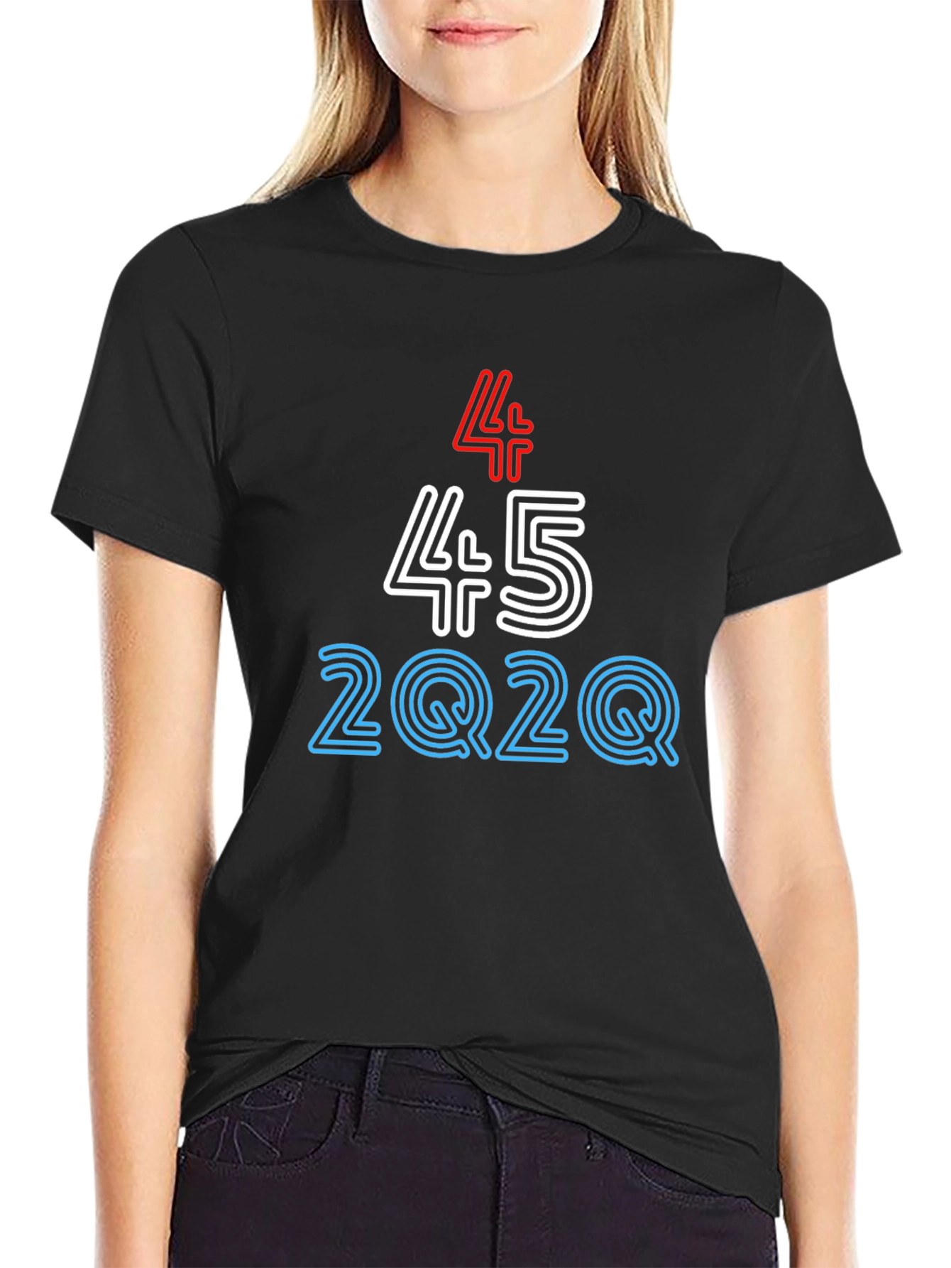 45 2Q2Q Graphic Tee - Bold Statement T-Shirt