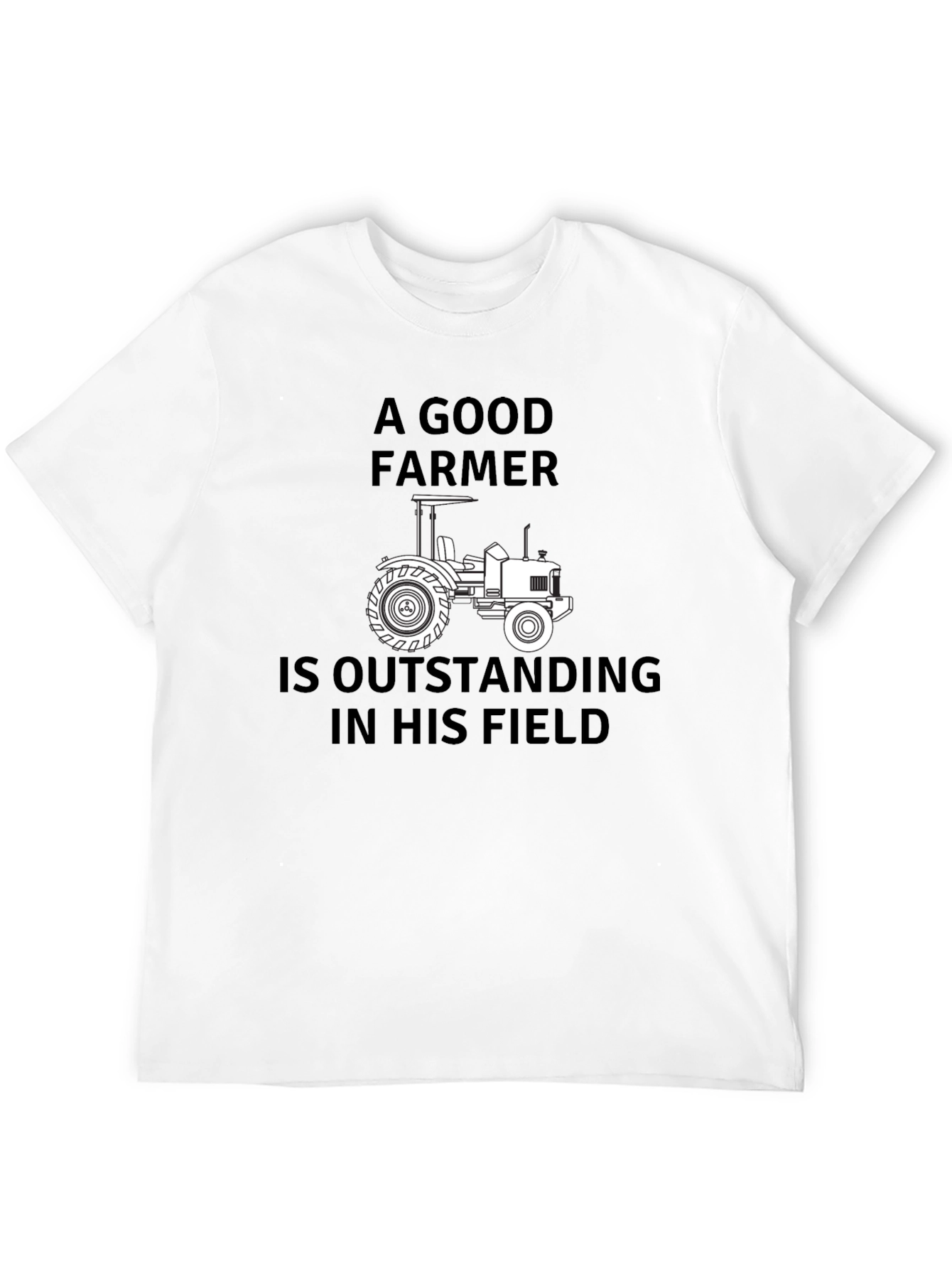 A Good Farmer T-Shirt Funny Tractor Tee