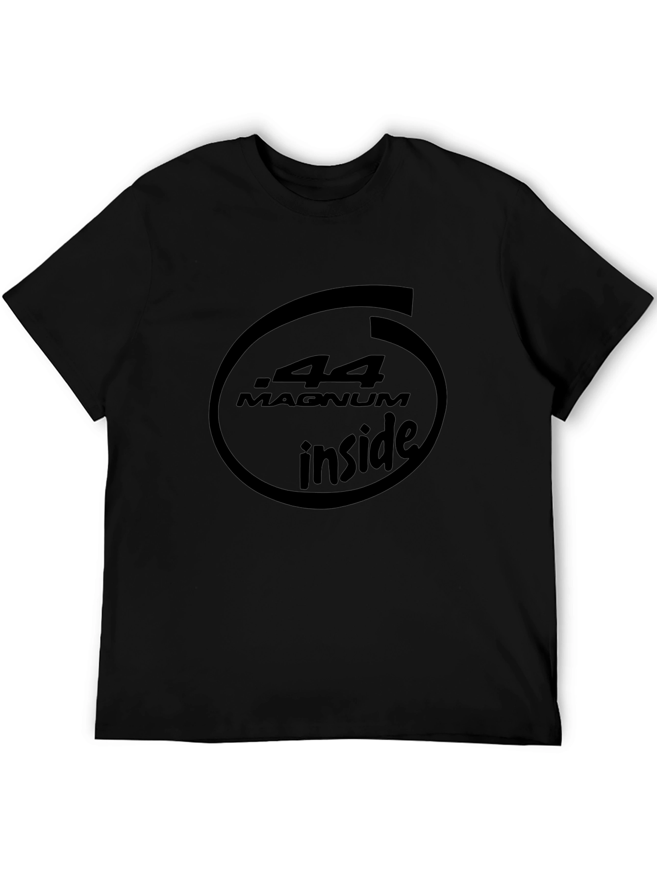 44 Magnum Inside Graphic Black T-Shirt