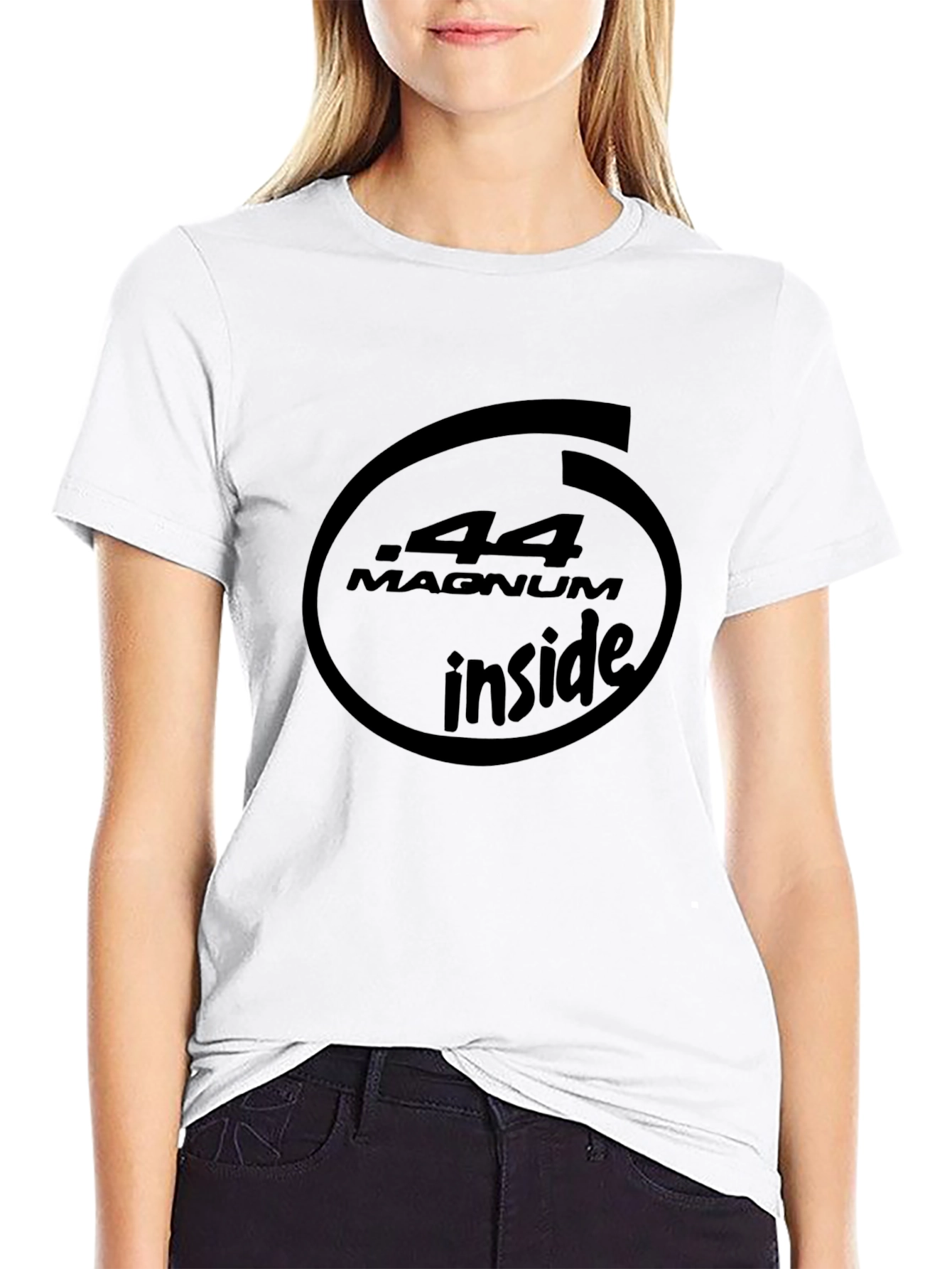 44 Magnum Inside Graphic Black T-Shirt