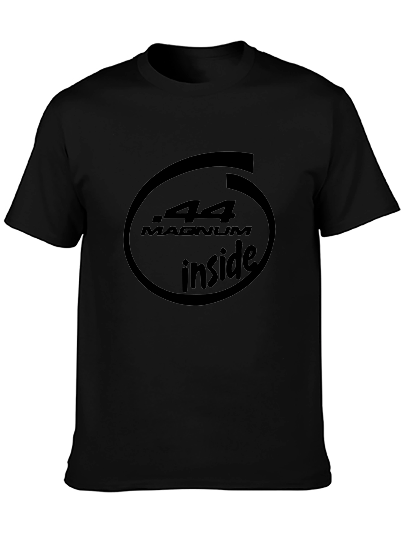 44 Magnum Inside Graphic Black T-Shirt