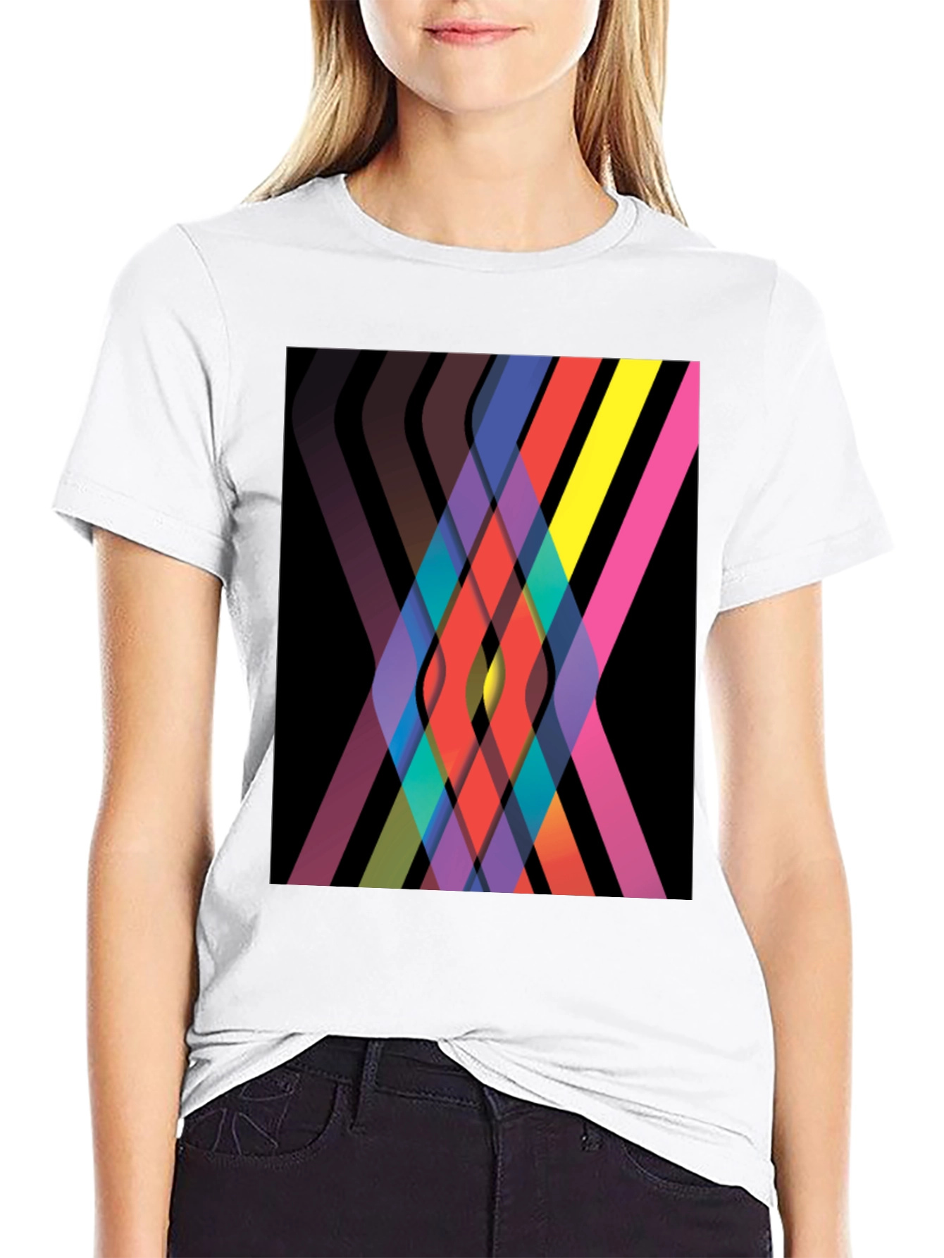 Abstract Geometric T-Shirt