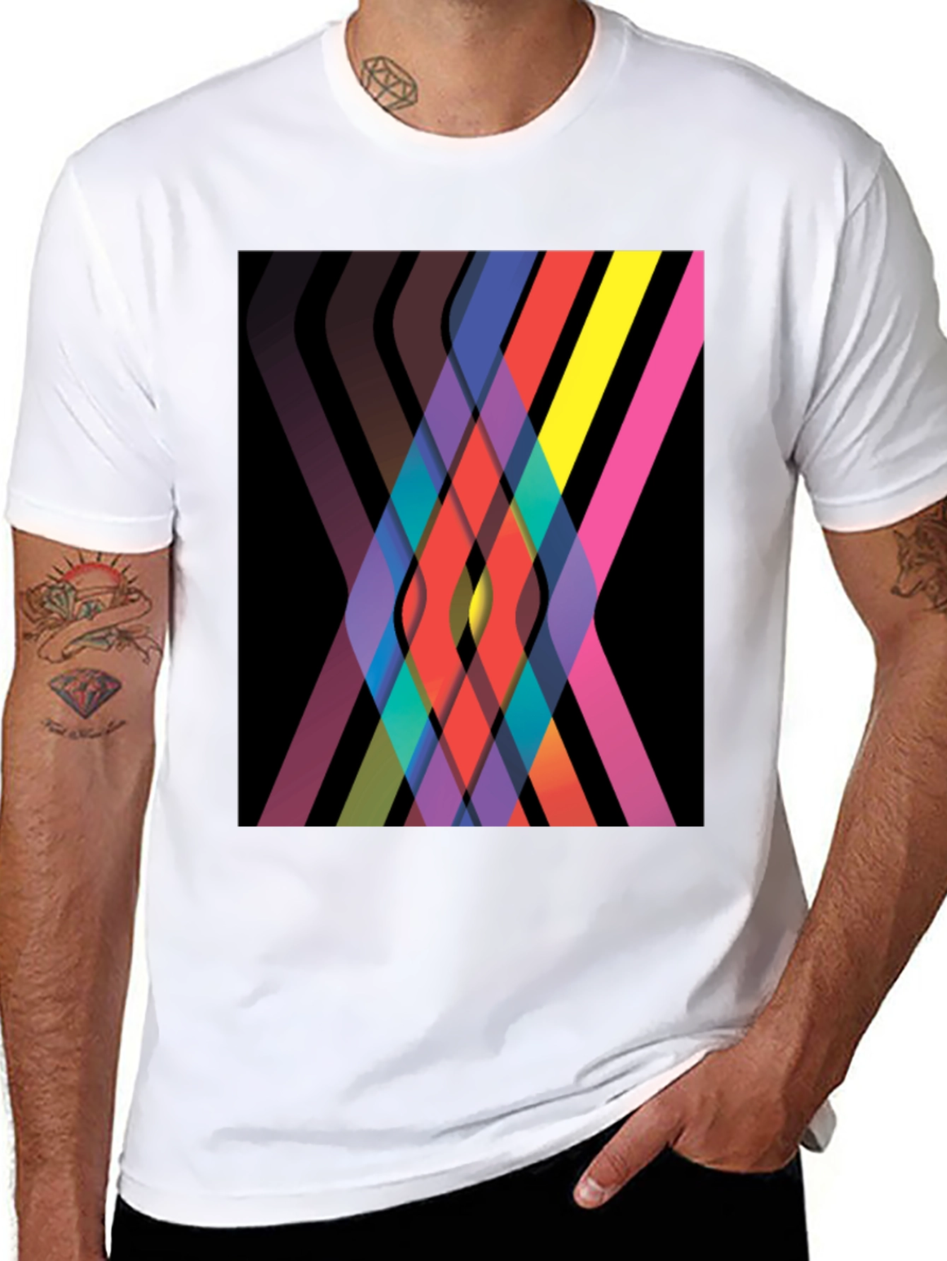 Abstract Geometric T-Shirt