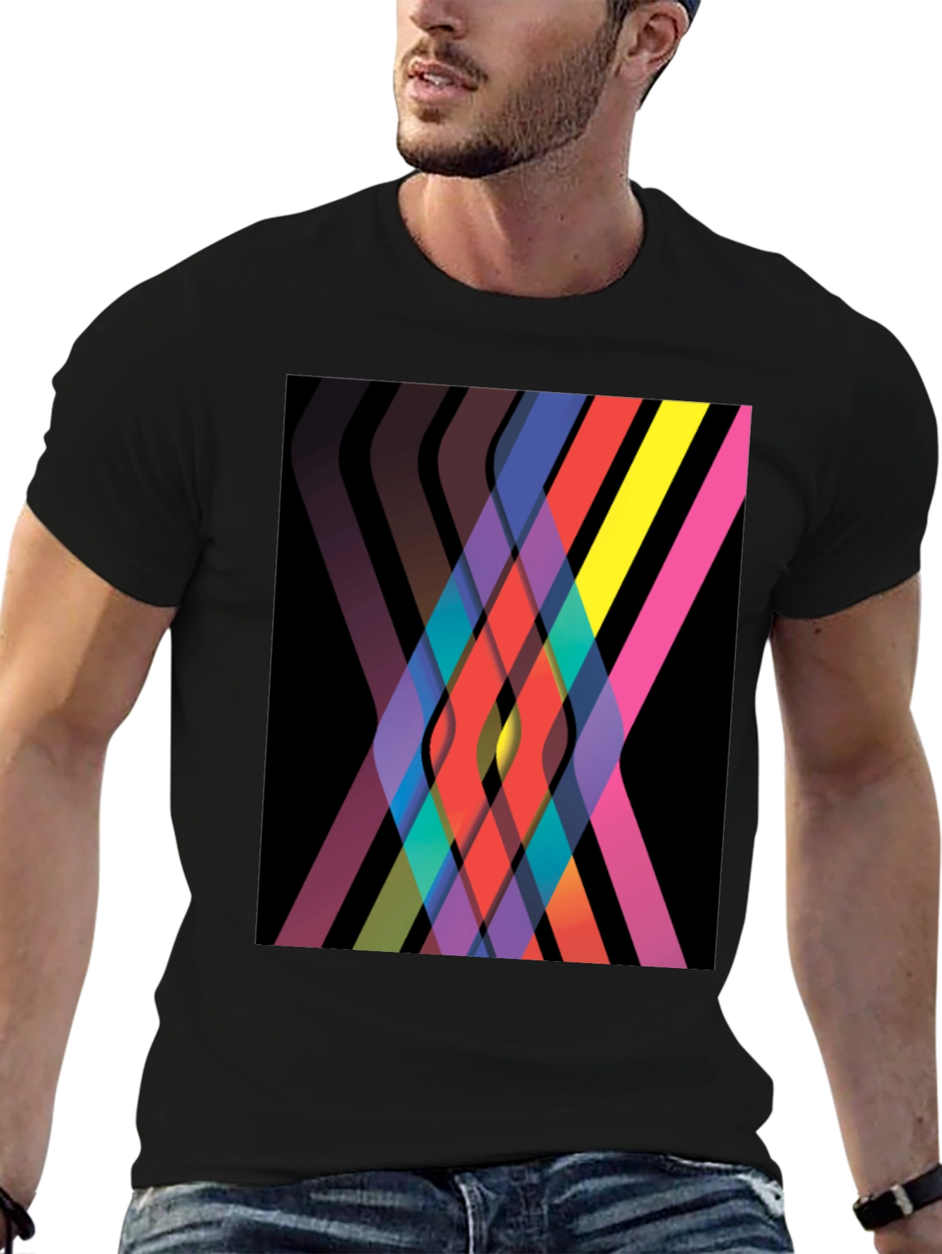 Abstract Geometric T-Shirt