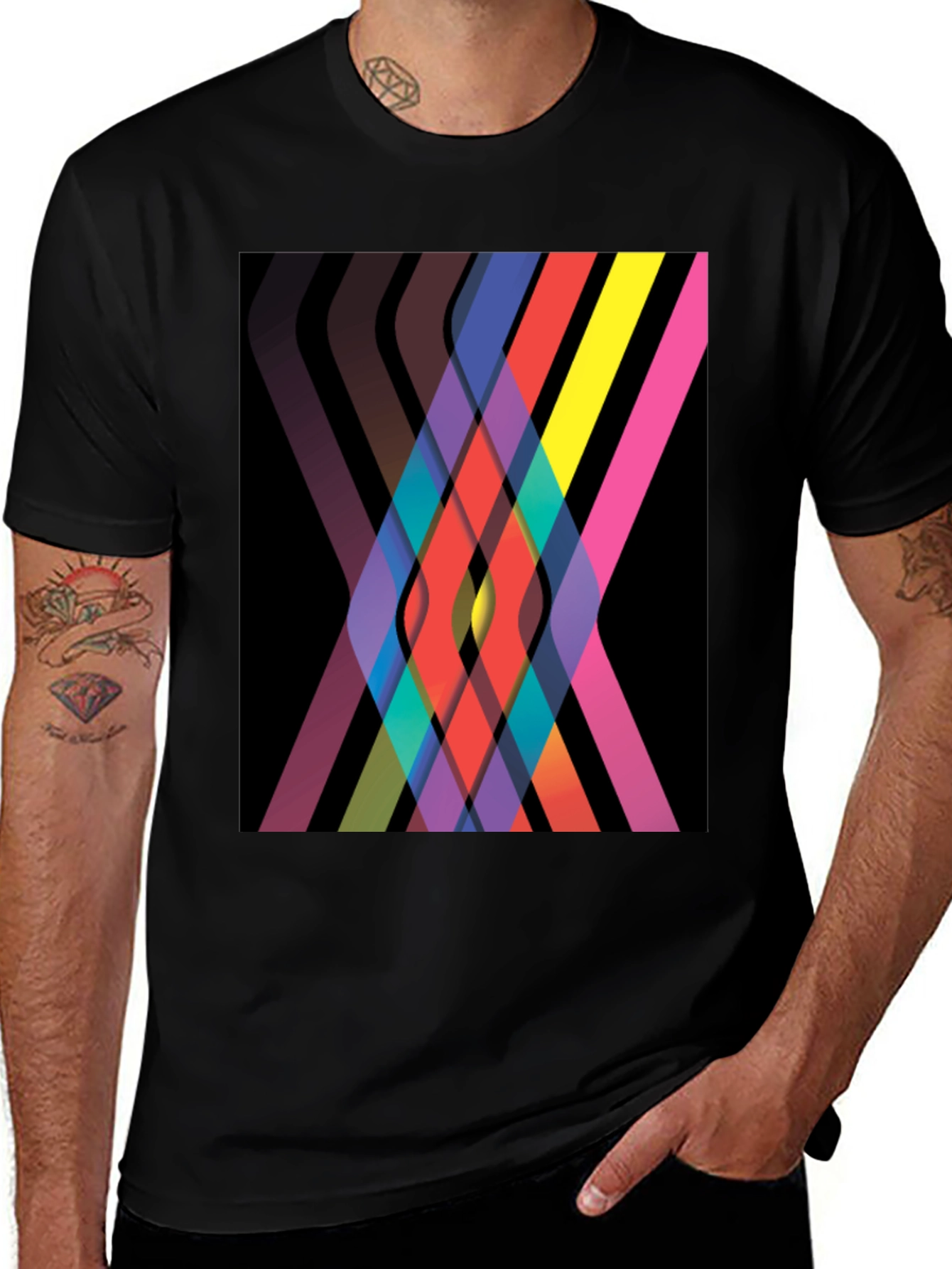 Abstract Geometric T-Shirt