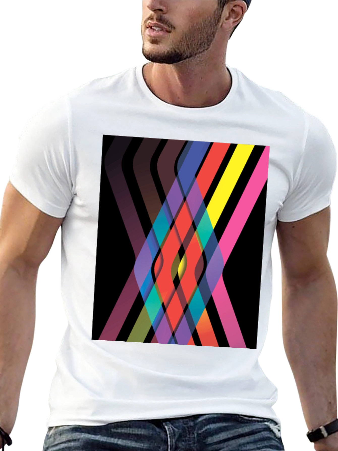 Abstract Geometric T-Shirt