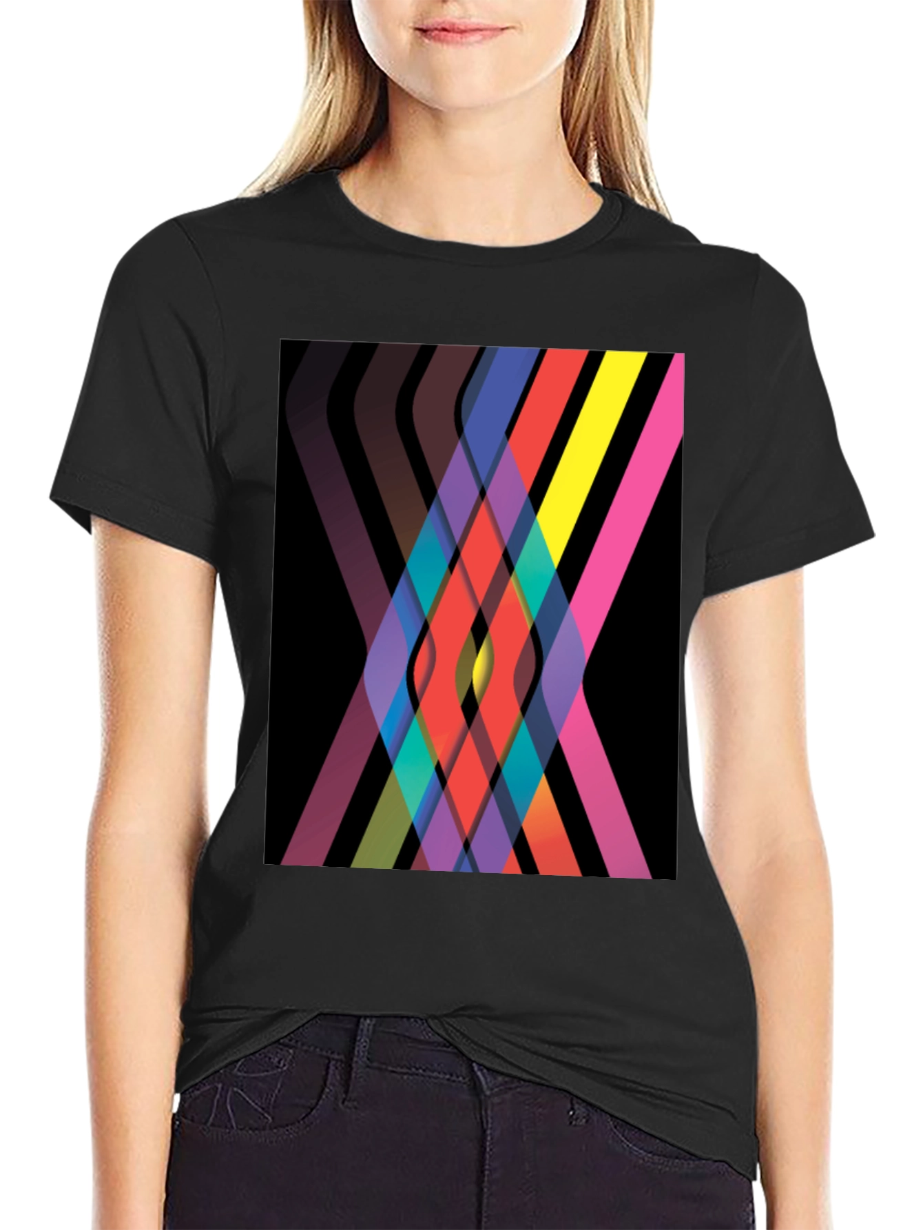 Abstract Geometric T-Shirt