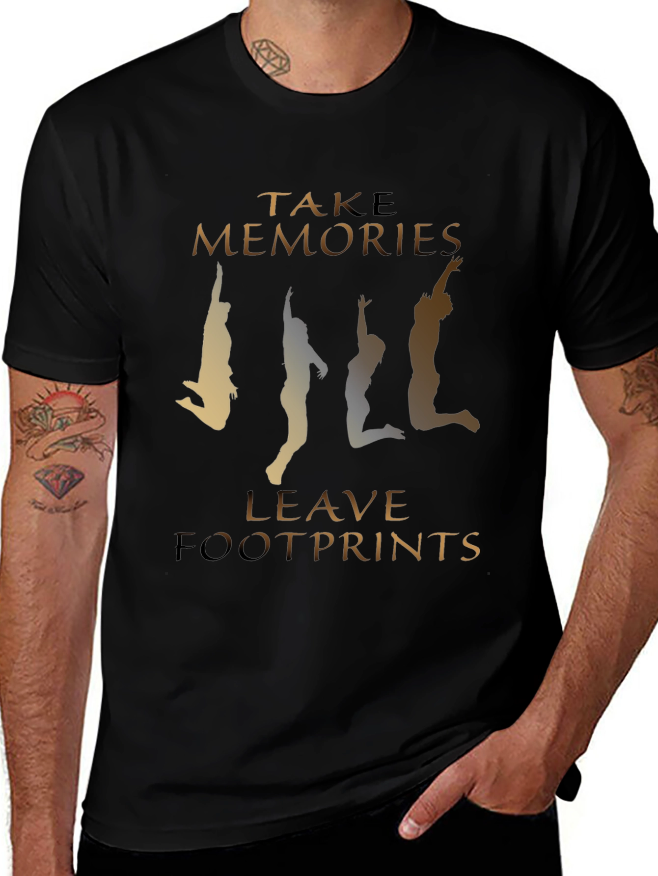 Take Memories Leave Footprints Graphic Tee