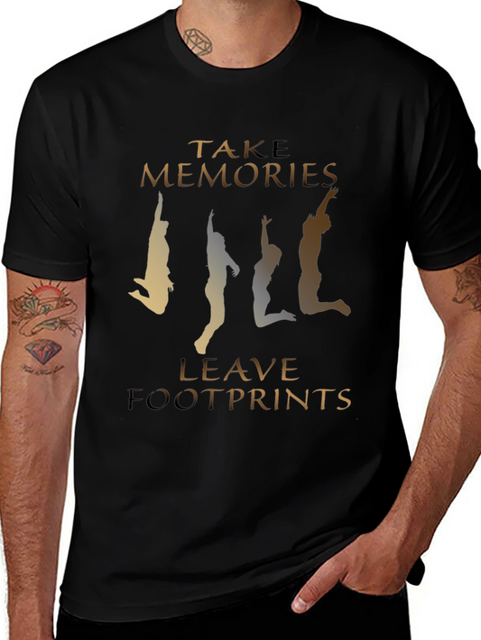 Take Memories Leave Footprints Graphic Tee