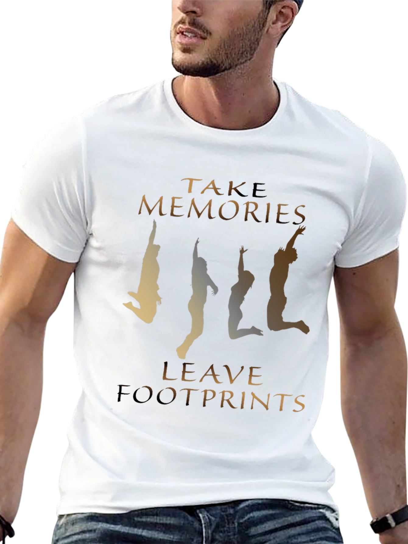Take Memories Leave Footprints Graphic Tee