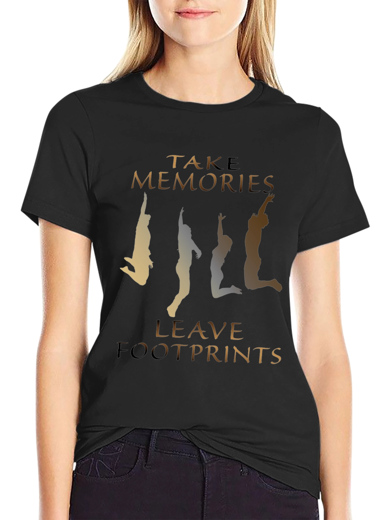 Take Memories Leave Footprints Graphic Tee