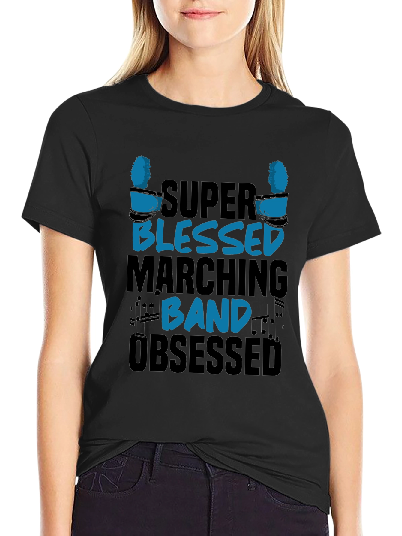 Super Blessed Marching Band Obsessed T-Shirt